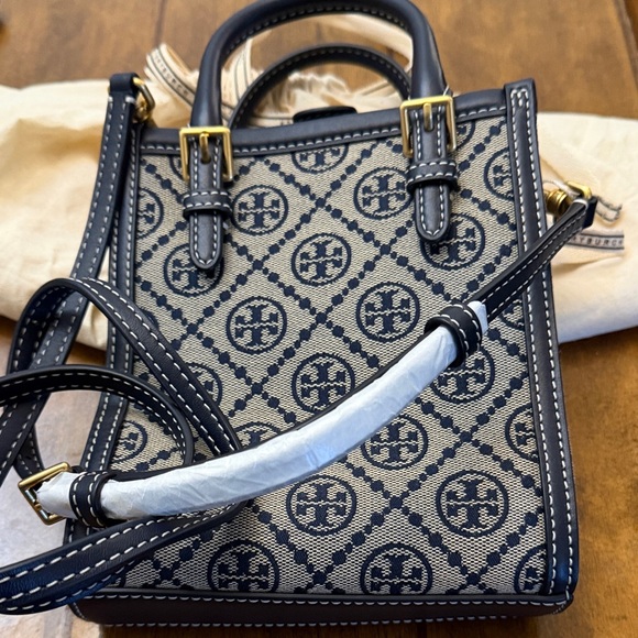 Tory Burch Black and Tan Mini Bag. BRAND NEW - Picture 7 of 8